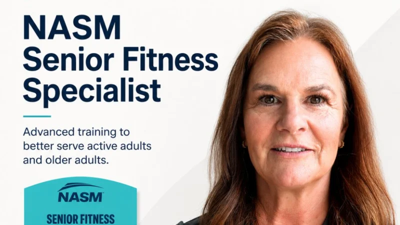 How does a Senior Fitness Specialist certification improve personal training for adults over 40 in Richland Wa?